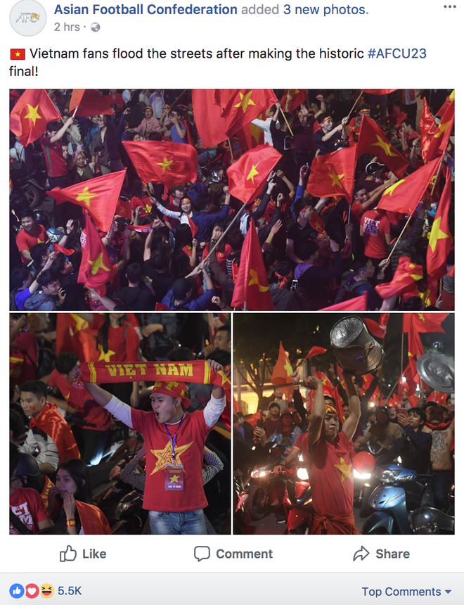 FIFA, AFC, báo châu Á đồng loạt đăng tin Việt Nam ăn mừng thâu đêm suốt sáng - Ảnh 3.