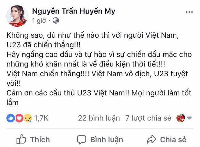Mỹ Tâm đánh tiếng tới các cầu thủ U23 Việt Nam: Thèm ăn rau muống xào nhớ cho chị biết! - Ảnh 5.