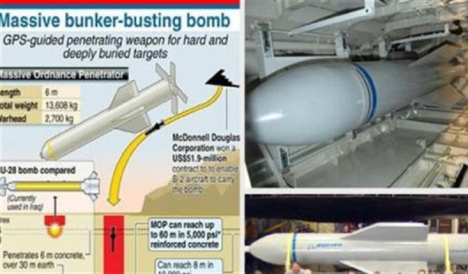 Sức mạnh kinh hoàng của siêu bom phi hạt nhân Mỹ GBU-57 - Ảnh 4.