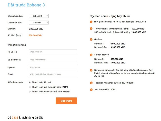 Sau vài giờ ra mắt, Bphone 3 của Bkav đã nhận được hàng nghìn đơn đặt hàng - Ảnh 2.