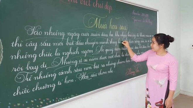 Khi giáo viên tiểu học đi thi viết chữ đẹp: Không máy in hay font chữ xịn sò nào có thể sánh ngang với bàn tay cô giáo! - Ảnh 10.