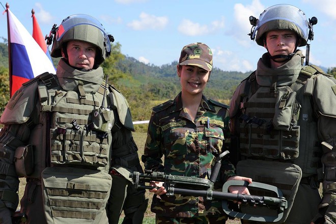 Trang bị hiện đại của lính công binh Nga đang hoạt động tại Lào - Ảnh 7.