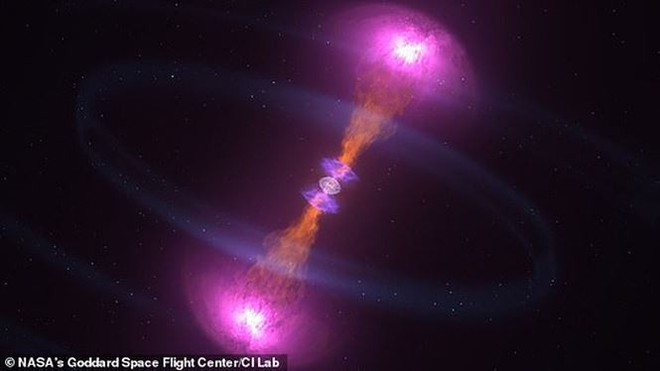 Hai ngôi sao neutron va chạm, vàng và bạch kim văng tung tóe - Ảnh 1.