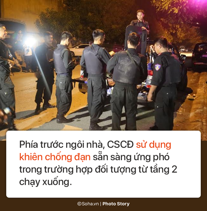 [PHOTO STORY] Hơn 100 công an, súng bắn tỉa và sự lì lợm của gã giang hồ ôm lựu đạn cố thủ - Ảnh 7.