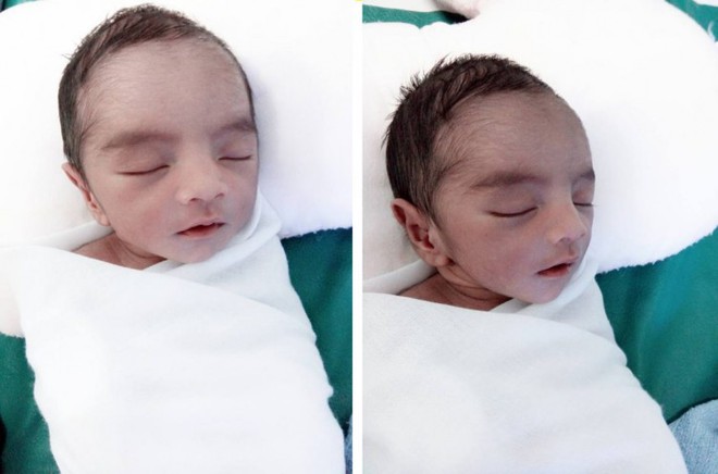 Hình ảnh mới nhất của cậu bé từng gây sốt với khuôn mặt hoàn mỹ ngay từ khi lọt lòng dù sinh non 2 tháng - Ảnh 1.