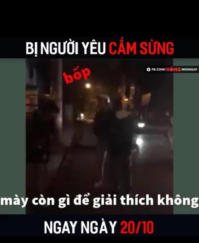 Thanh niên tát bạn gái vì đi chơi cùng người khác, thái độ của trai lạ càng gây bức xúc - Ảnh 1.