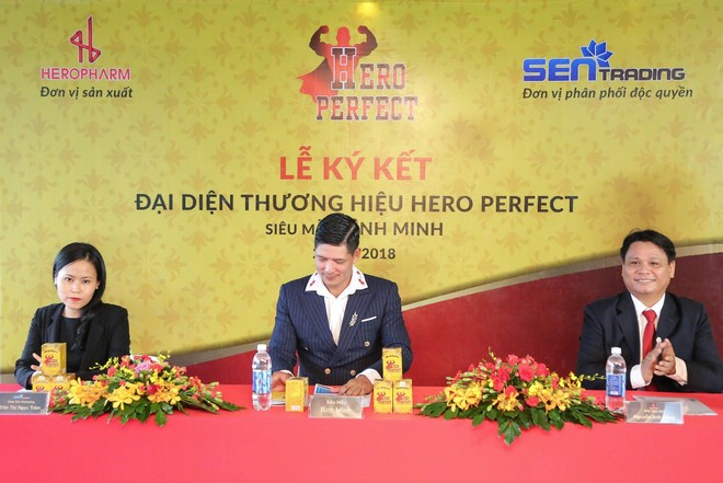 Siêu mẫu Bình Minh làm đại sứ thương hiệu Thực phẩm bảo vệ sức khỏe Hero Perfect - Ảnh 1.