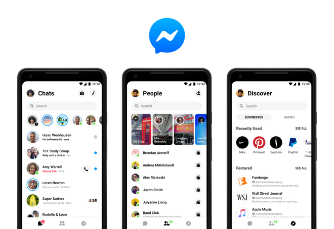 Hôm nay Facebook Messenger cải tổ hoàn toàn: Chọn 2 màu chat cùng lúc, tối giản hóa giao diện với 3 tab chính - Ảnh 1.