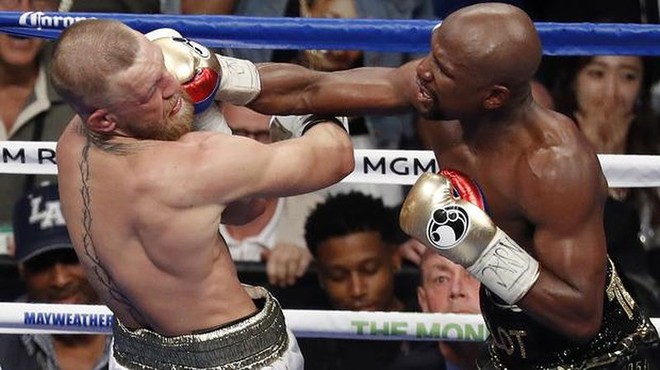 Khabib chốt thượng đài với Mayweather trên sàn quyền Anh - Ảnh 2.