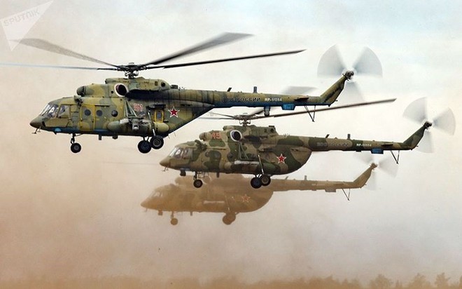 Những lần trực thăng không vận Nga bay trên các điểm nóng - Ảnh 1.