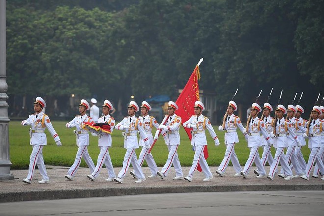 Lễ thượng cờ rủ quốc tang cố Tổng Bí thư Đỗ Mười - Ảnh 3.