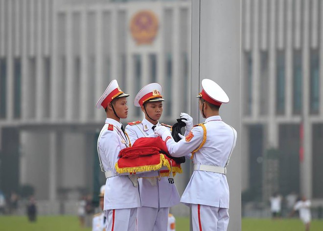 Lễ thượng cờ rủ quốc tang cố Tổng Bí thư Đỗ Mười - Ảnh 6.