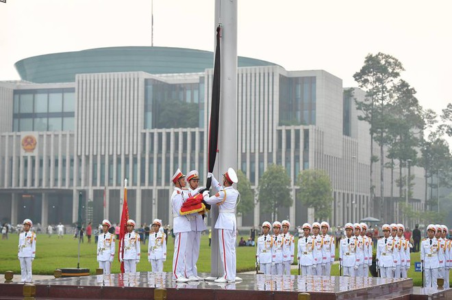 Lễ thượng cờ rủ quốc tang cố Tổng Bí thư Đỗ Mười - Ảnh 7.