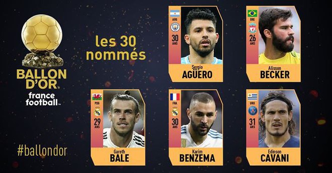 Quả bóng vàng 2018: France Football công bố 30 ứng viên - Ảnh 1.