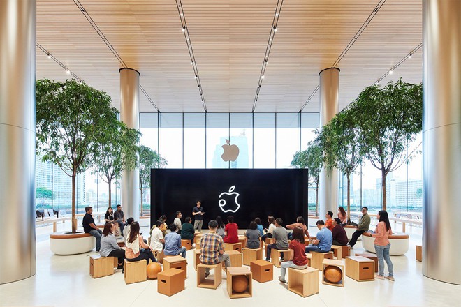 Những hình ảnh đầu tiên bên trong Apple Store Thái Lan: Sang xịn thế này mà không check-in thì quá phí - Ảnh 4.