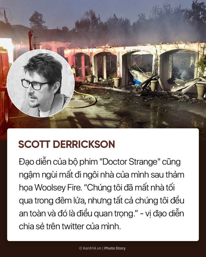 Những ngôi sao Hollywood đen đủi mất nhà sau vụ cháy Woolsey Fire - Ảnh 5.