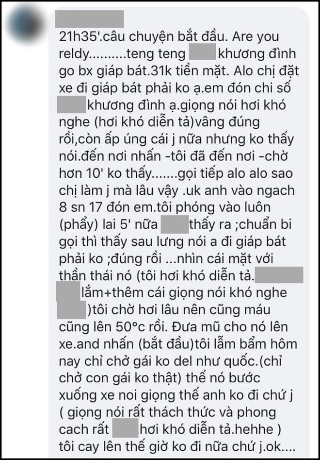 Xôn xao câu chuyện khách nữ bị quấy rối liên tục sau khi hủy chuyến GrabBike và đánh giá 1 sao vì tài xế chê chở gái đen như cuốc - Ảnh 7.