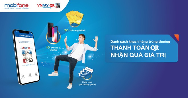 Bất ngờ nhận iPhone X khi thanh toán cước MobiFone bằng QR Pay - Ảnh 1.