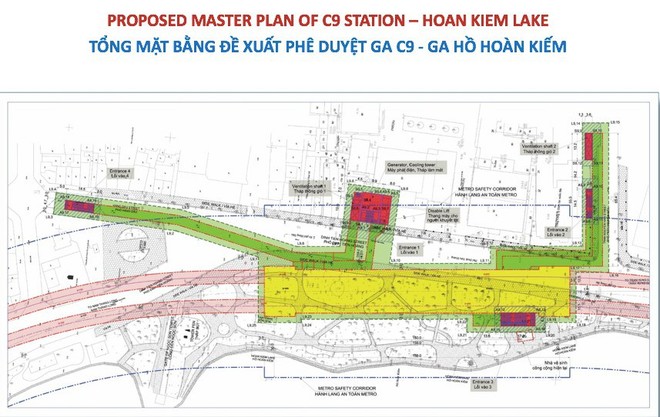 Đặt ga ngầm C9 ngay cạnh Hồ Gươm: Chuyên gia còn nhiều ý kiến trái chiều - Ảnh 1.