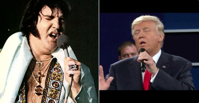 Ông Trump nói mình “nhìn giống Elvis” - Ảnh 3.