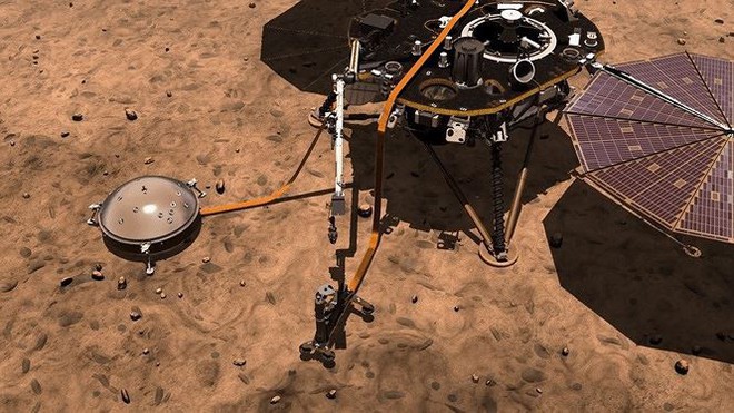 Hình ảnh rõ nét đầu tiên robot thám hiểm Insight gửi về từ sao Hỏa   - Ảnh 3.