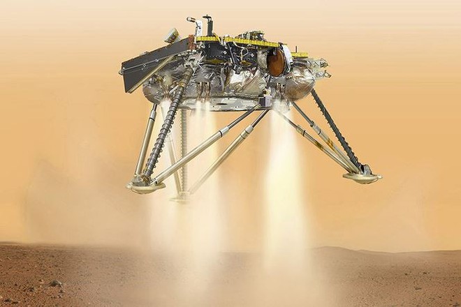 Hình ảnh rõ nét đầu tiên robot thám hiểm Insight gửi về từ sao Hỏa   - Ảnh 4.
