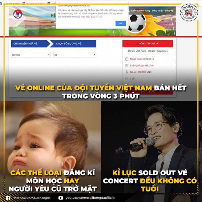 Loạt ảnh chế không thể nhịn cười về cảnh săn vé online trận bán kết Việt Nam - Philippines - Ảnh 6.