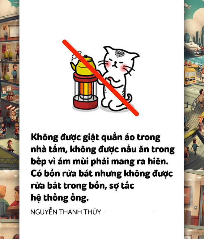 1001 nội quy oái oăm khi SV ở trọ: Để tiết kiệm điện nước, bác đề nghị các cháu không dùng điện nước luôn nhé! - Ảnh 3.