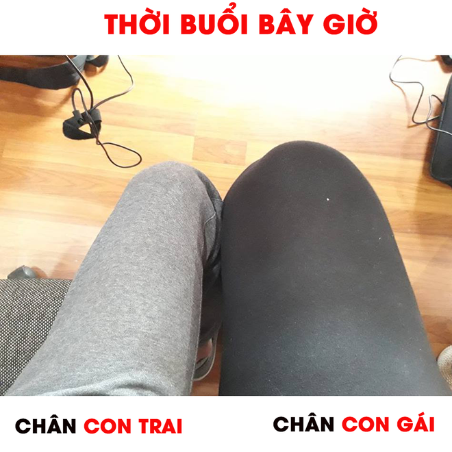 Nghịch lý cuộc đời: Chân con trai vừa thon vừa trắng đọ không lại với chân con gái to tê vững chải - Ảnh 1.