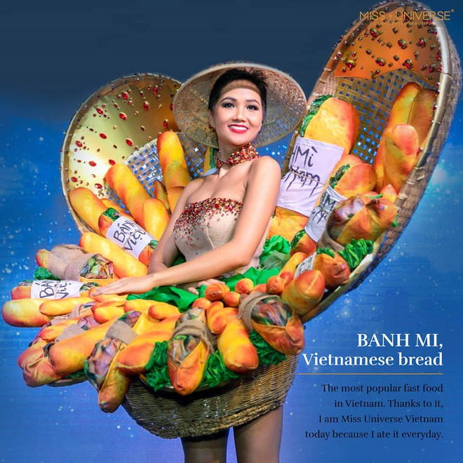 Bánh mì của HHen Niê được chọn vào top trang phục dân tộc hấp dẫn - Ảnh 2.