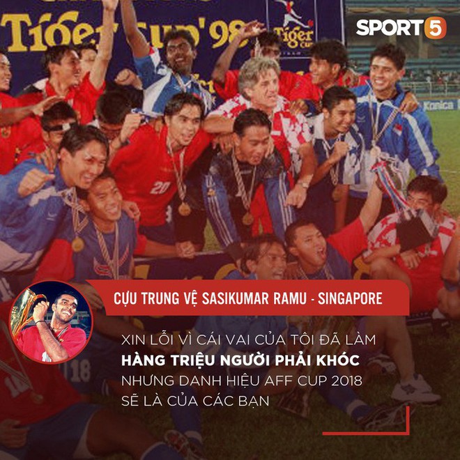 Sasikumar: “Xin lỗi vì đã làm hàng triệu người Việt Nam phải khóc, nhưng AFF Cup 2018 là của các bạn” - Ảnh 2.