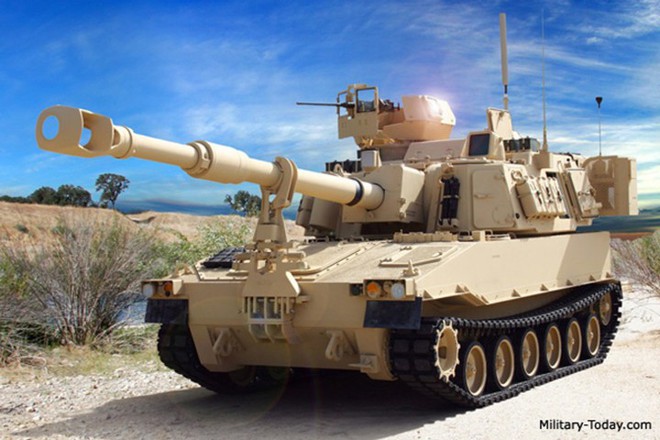 Uy lực pháo tự hành có khả năng phòng không M109A7 Paladin - Ảnh 1.