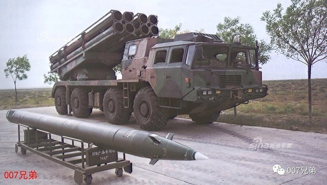 [ẢNH] Trung Quốc khoe pháo phản lực phóng loạt cỡ nòng lớn bắn xa nhất thế giới - Ảnh 2.
