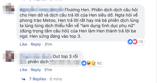 Khán giả bức xúc trước lỗi phiên dịch câu trả lời ứng xử của HHen Niê tại Hoa hậu Hoàn vũ - Ảnh 4.