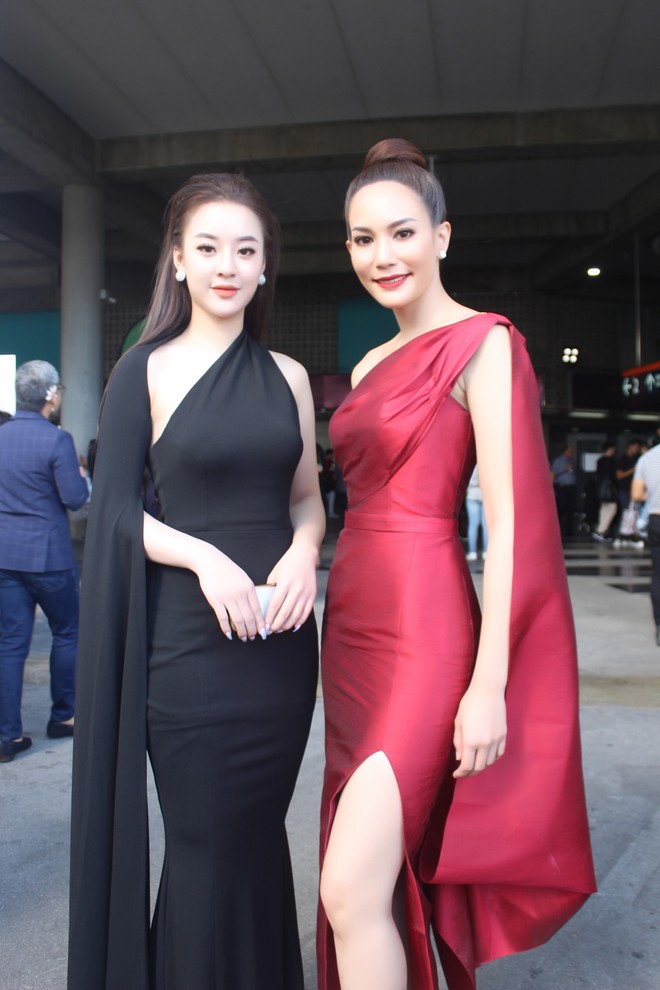 Hoàng Hải Thu đọ sắc với Hoa hậu Hoàn vũ Thái Lan - Ảnh 3.