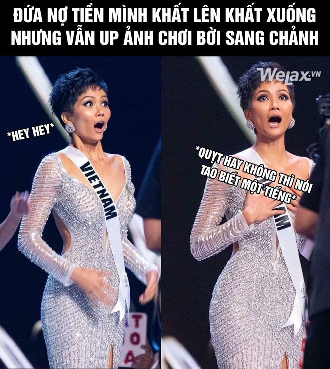 Hoa hậu nào đăng quang cũng thành meme là có thật, và xin chào mừng HHen Niê vào bộ sưu tập Ảnh chế Người nổi tiếng 2018 với biểu cảm kinh điển sau - Ảnh 5.