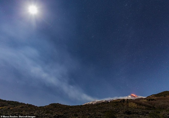 Cận cảnh núi lửa Etna nổi tiếng nhất châu Âu phun trào dung nham đỏ rực - Ảnh 8.