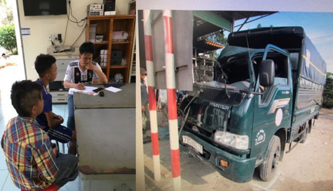 Clip hy hữu: Cậu bé 12 tuổi trộm ô tô tải, lái xe bỏ chạy gần 30km ở Đồng Nai - Ảnh 2.