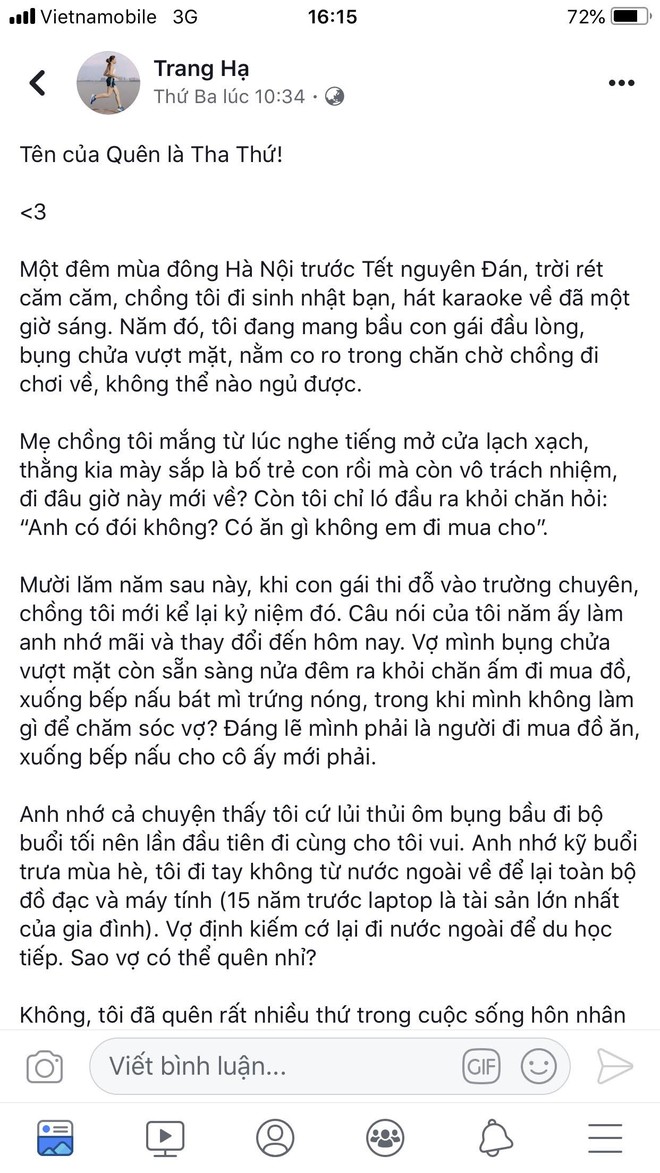 Chồng đi nhậu về lúc nửa đêm, vợ bầu nói một câu khiến chồng sững lại, cố gắng thay đổi - Ảnh 1.