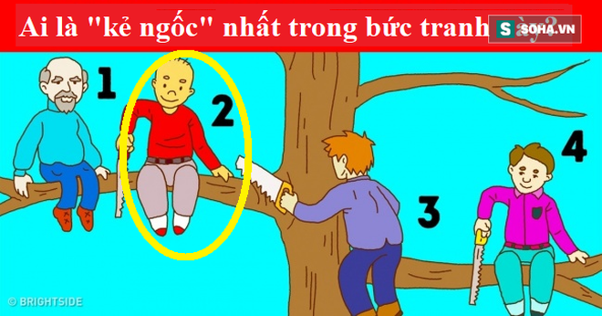 Ai là kẻ ngốc nhất trong tranh? Không có đúng sai nhưng chỉ ra được tố chất của bạn - Ảnh 4.