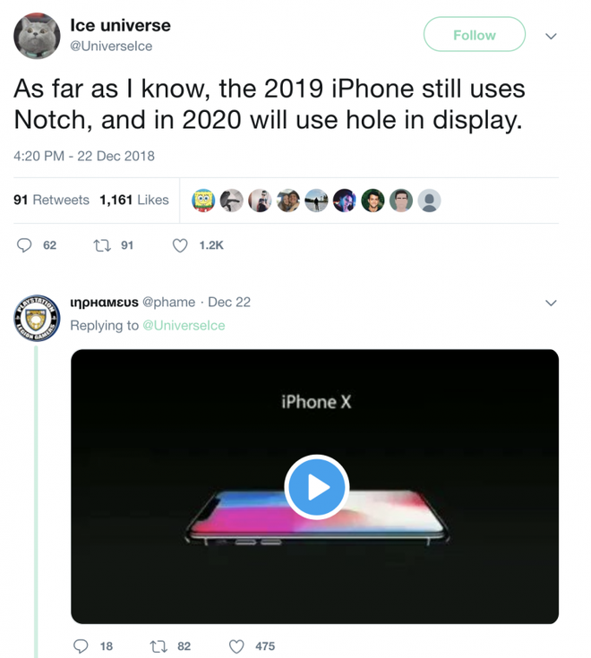 iPhone 2019 sẽ tiếp tục có thiết kế tai thỏ nhàm chán và chỉ đổi mới vào năm 2020 - Ảnh 1.