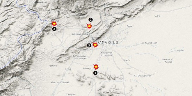 Truyền thông phương Tây đưa chi tiết cuộc không kích Syria của Israel - Ảnh 1.
