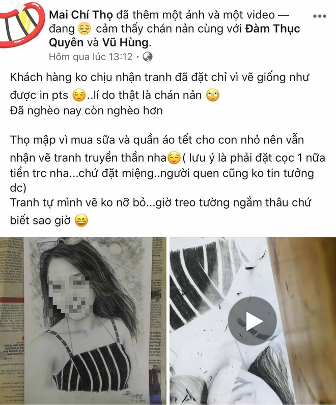 Vẽ truyền thần, chàng trai bị khách từ chối nhận hàng chỉ vì tranh… quá giống: Chuyện tưởng đùa mà thật! - Ảnh 1.