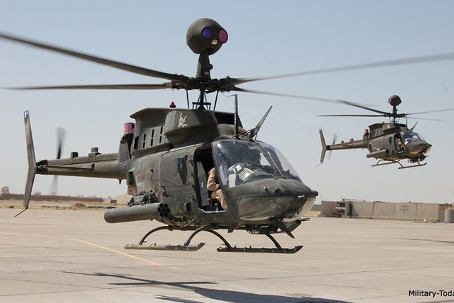 Ảnh: Trực thăng “Chiến binh” trinh sát OH-58D Kiowa của quân đội Mỹ - Ảnh 3.
