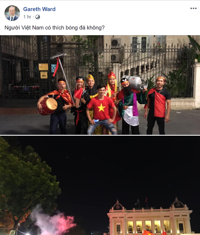 Việt Nam vào chung kết AFF Cup: Hàng triệu CĐV vỡ òa, Đại sứ Anh tại VN háo hức chung vui - Ảnh 1.