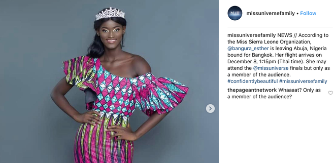 Sau tin mất tích trên đường đến dự thi Miss Universe, Hoa hậu Sierra Leone hiện đang ở đâu? - Ảnh 3.