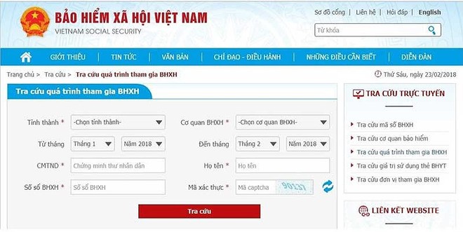 Cách tra cứu thông tin BHXH trên mạng - Ảnh 1.