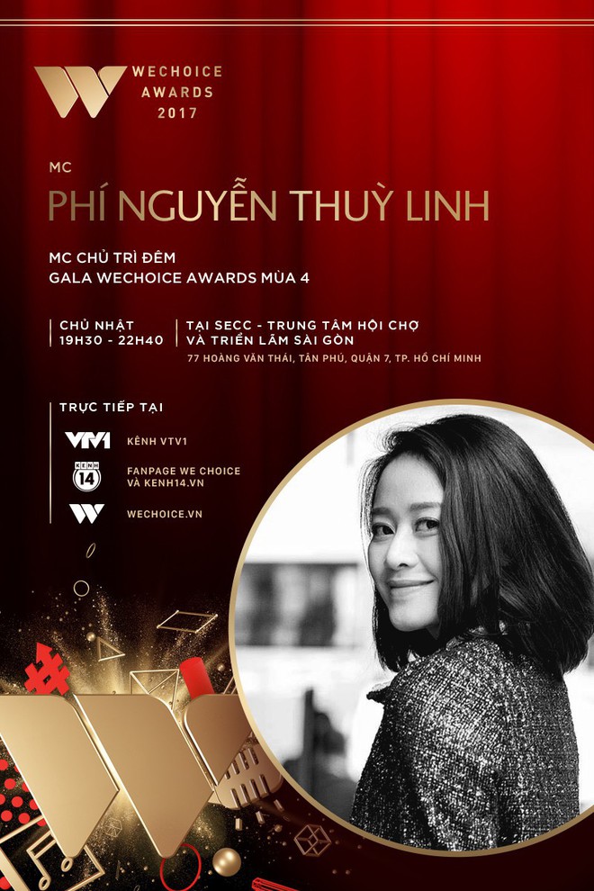 Tùng Leo và Phí Linh cầm trịch đêm Gala trao giải WeChoice Awards 2017 - Ảnh 2.
