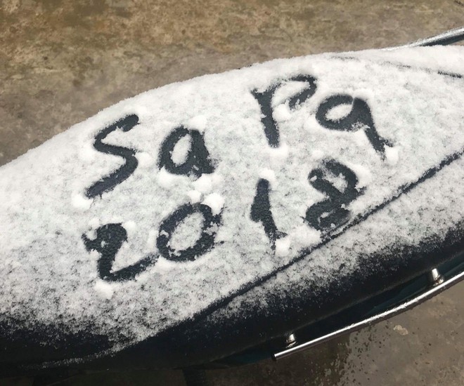 Năm 2018: Sapa lạnh kỷ lục trong vòng 2 năm, Mẫu Sơn tuyết dày đặc! - Ảnh 4.