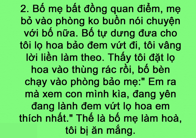 Cười nghiêng ngả với những độc chiêu mượn con cái làm bình phong để “cầm cưa” của bố mẹ  - Ảnh 2.